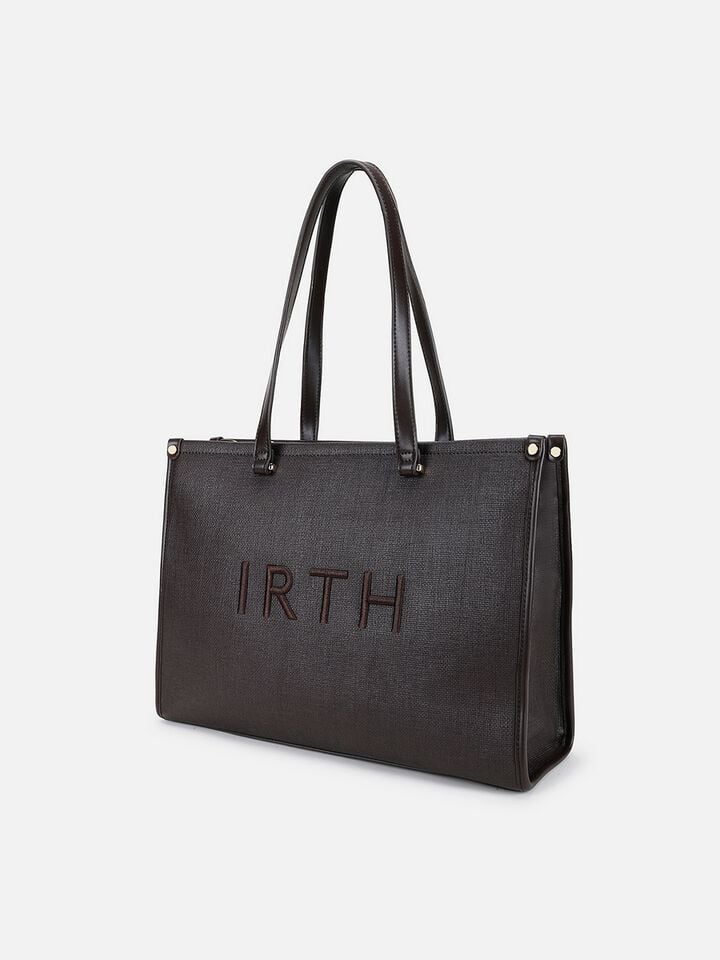 Clover Twines Work Bag - Dark Brown