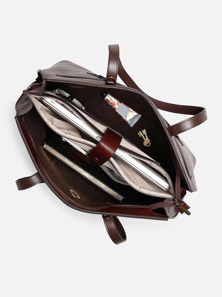 Valerie Work Bag - Brown