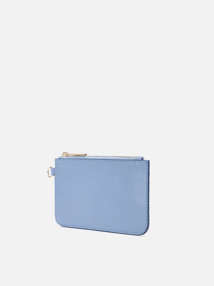 Jingle Leather Coin Pouch - Blue