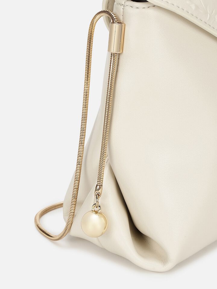 Emma Embossed Sling - Off-White