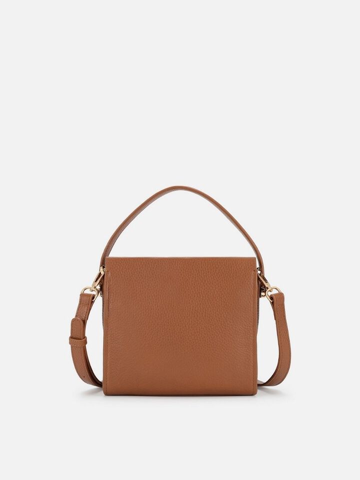 Leona Leather Handheld - Tan