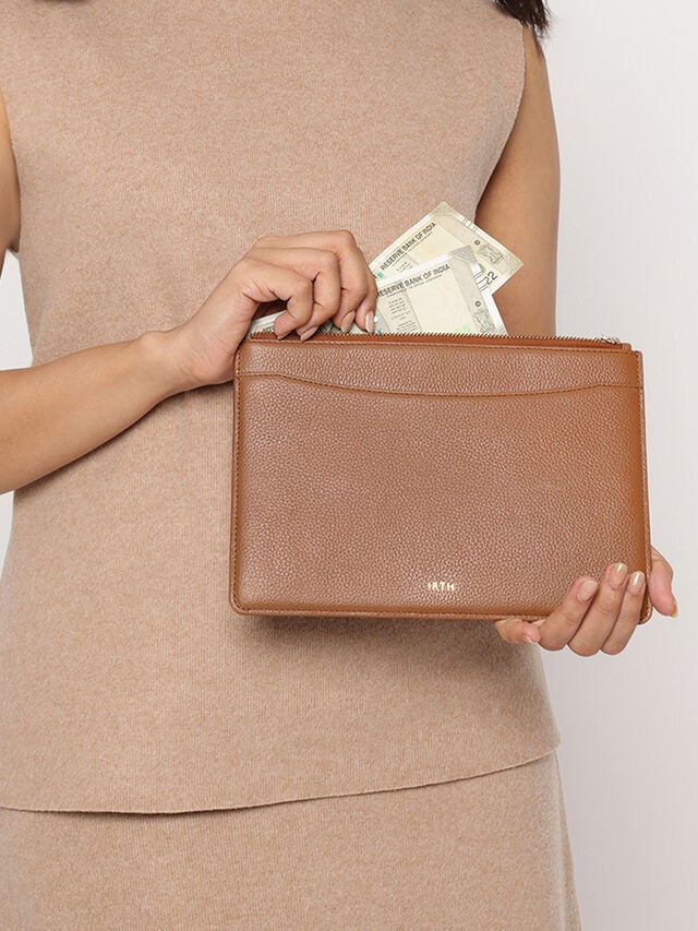 Nook Leather Pouch - Tan