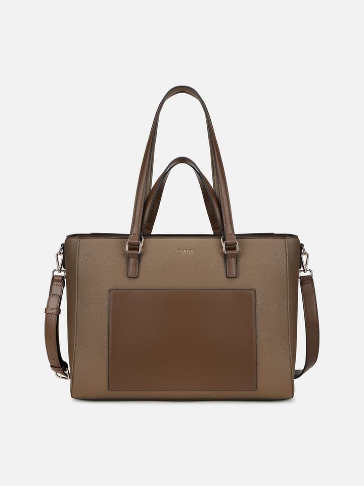 Camilla Work Bag - Brown