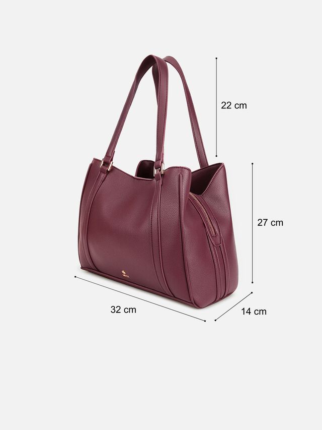 Vivienne Shoulder Bag - Dark Cherry