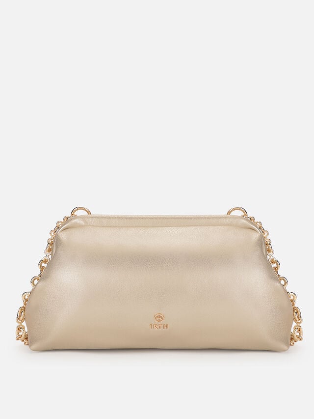 Tiana Clutch - Gold
