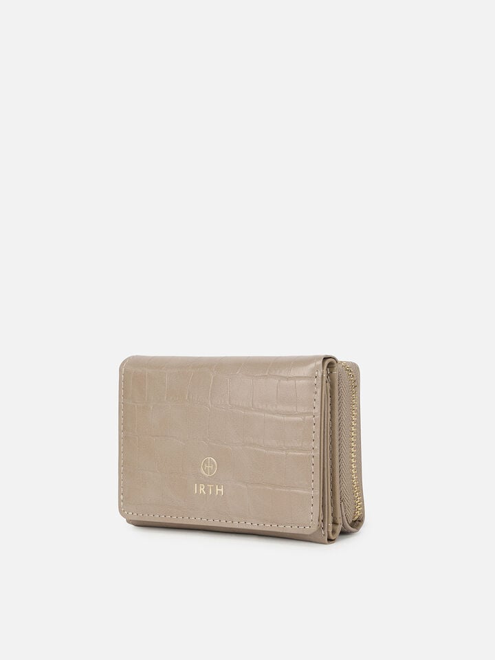 Odele Croco Wallet - Beige