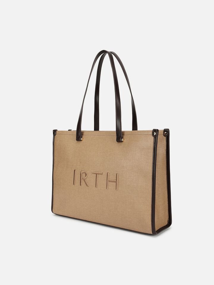 Clover Twines Work Bag - Beige