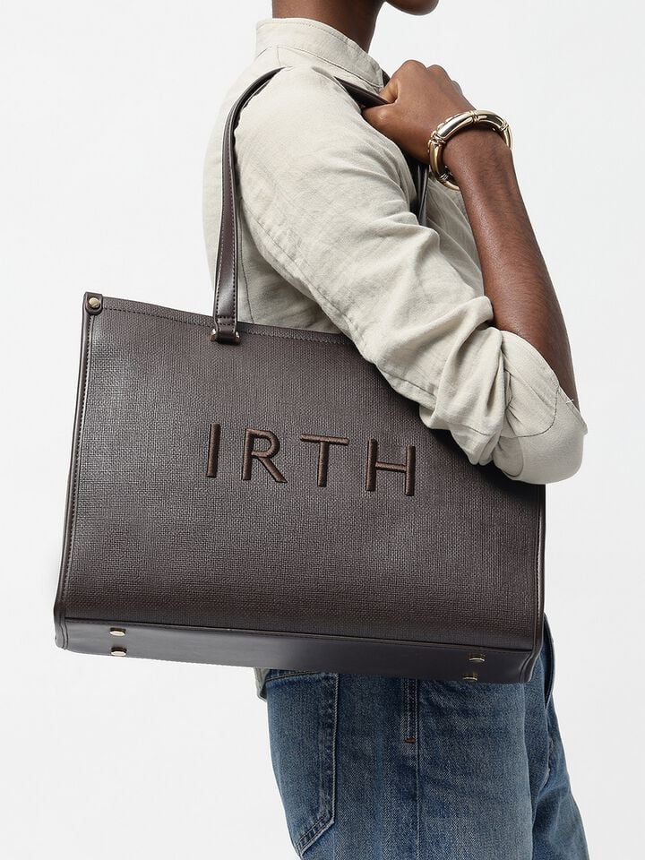 Clover Twines Work Bag - Dark Brown