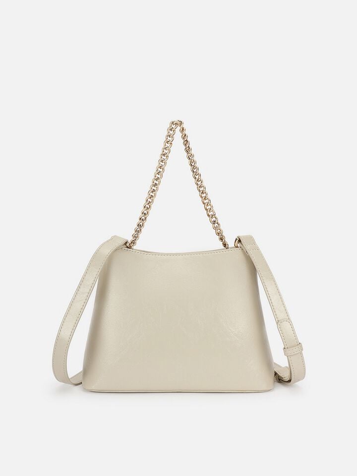 Ramona Off-White Handheld by IRTH House of Titan