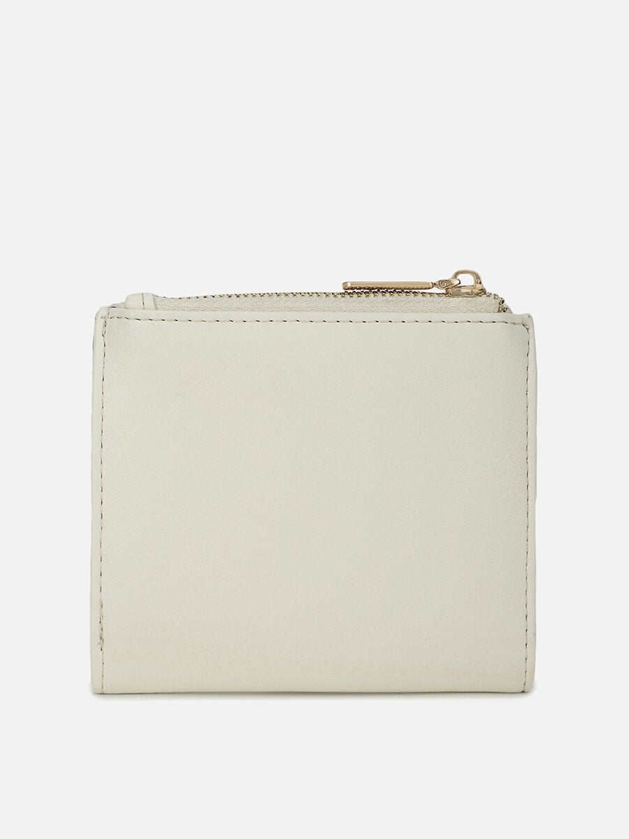 小物 OFF-WHITE Wallet Leather Compact Arrow Amelia Off-White Women's Wallet by IRTH | House Of Titan