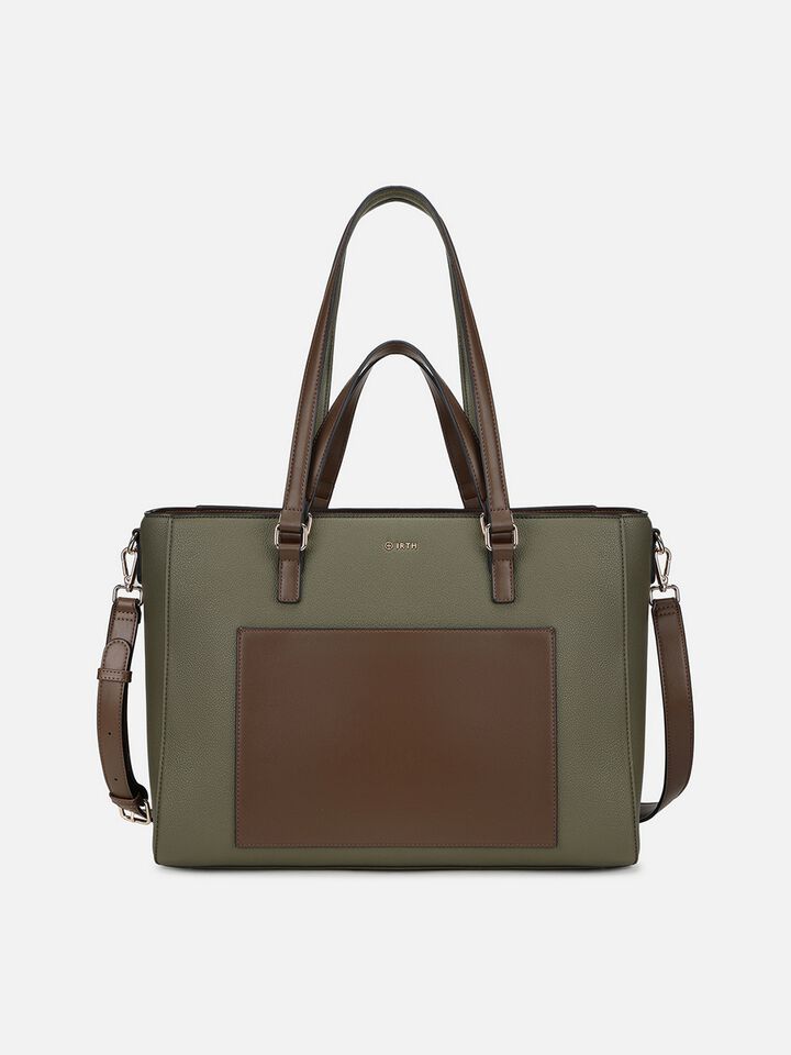 Camilla Work Bag - Olive
