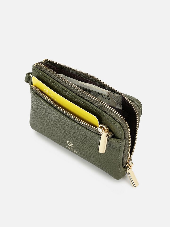 Kira Wristlet Wallet - Green