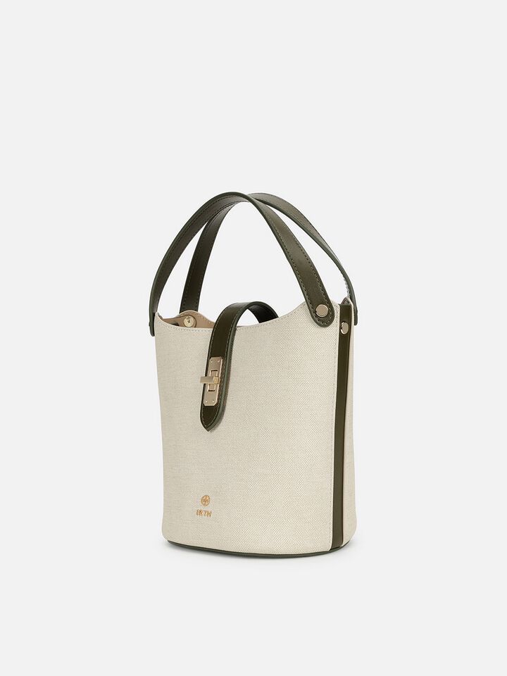 Birch Twines Bucket Handheld - Beige