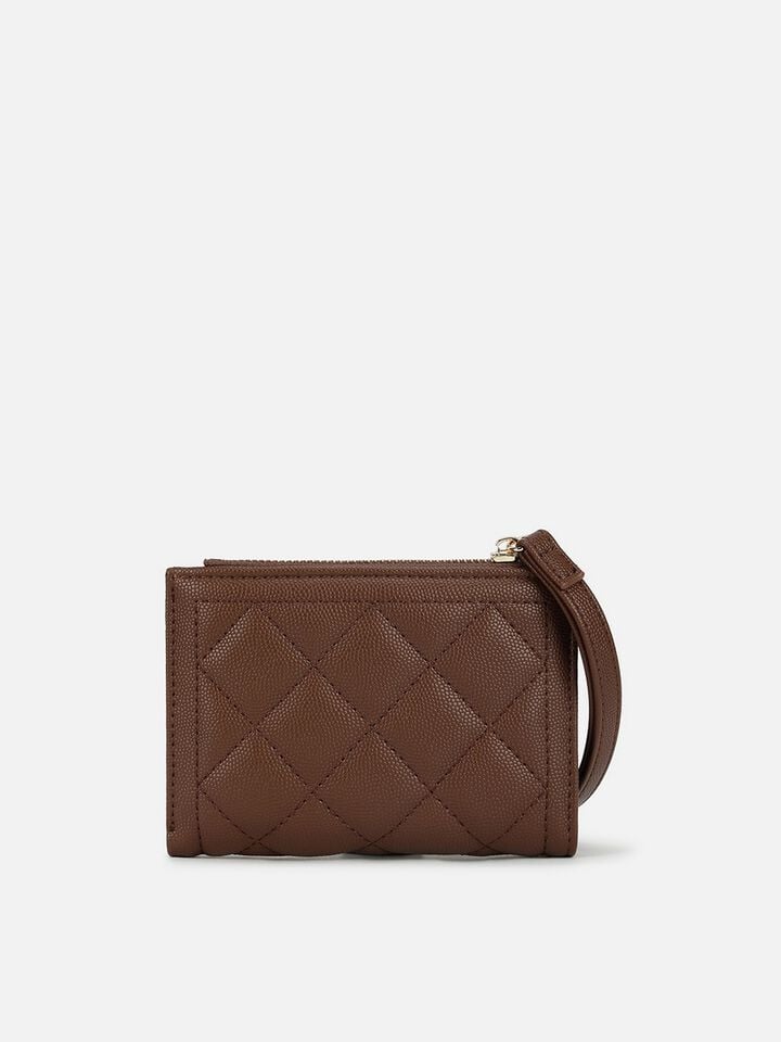 Romy Wristlet Wallet - Brown