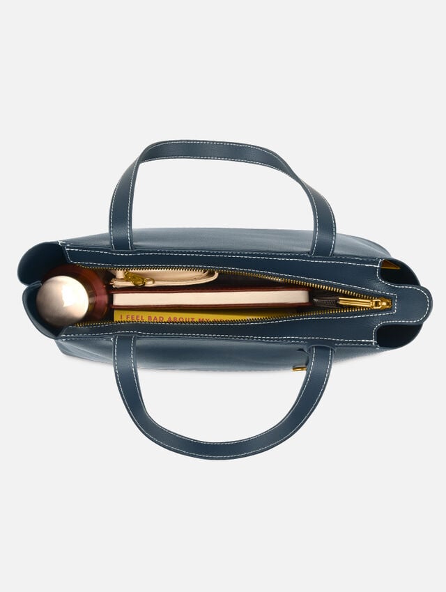 Zoe Navy Tote