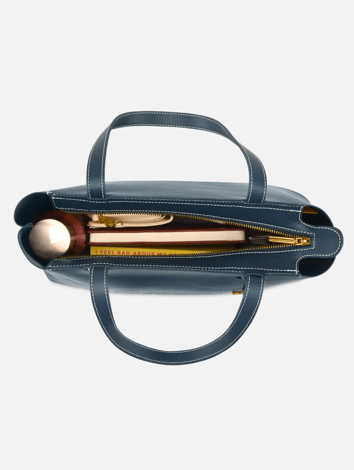 Zoe Navy Tote