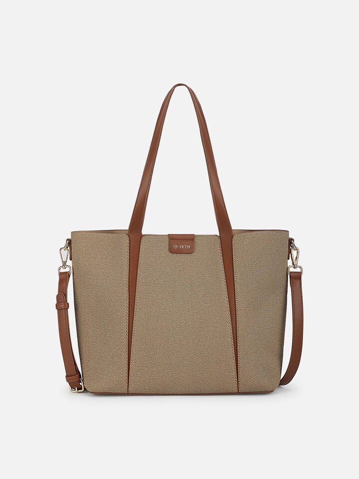 Aspen Twines Tote - Tan