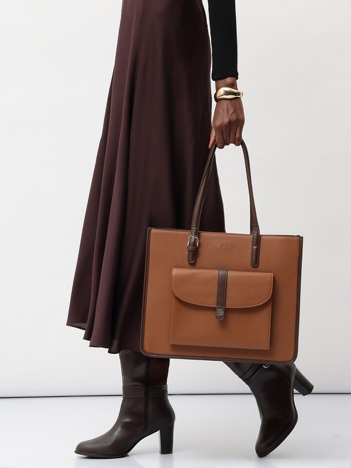Joanne Work Bag - Tan