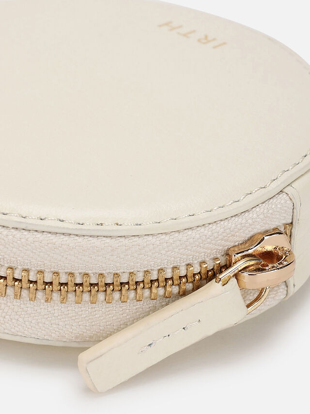 Chime Leather Coin Pouch - White