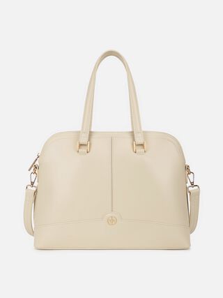 Brenda Medium Work Bag - White