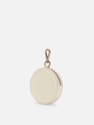 Chime Leather Coin Pouch - White