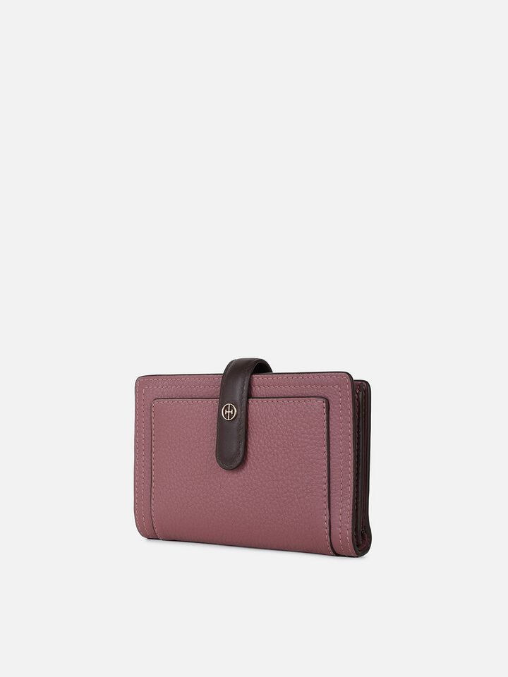 Ridley Leather Wallet - Pink