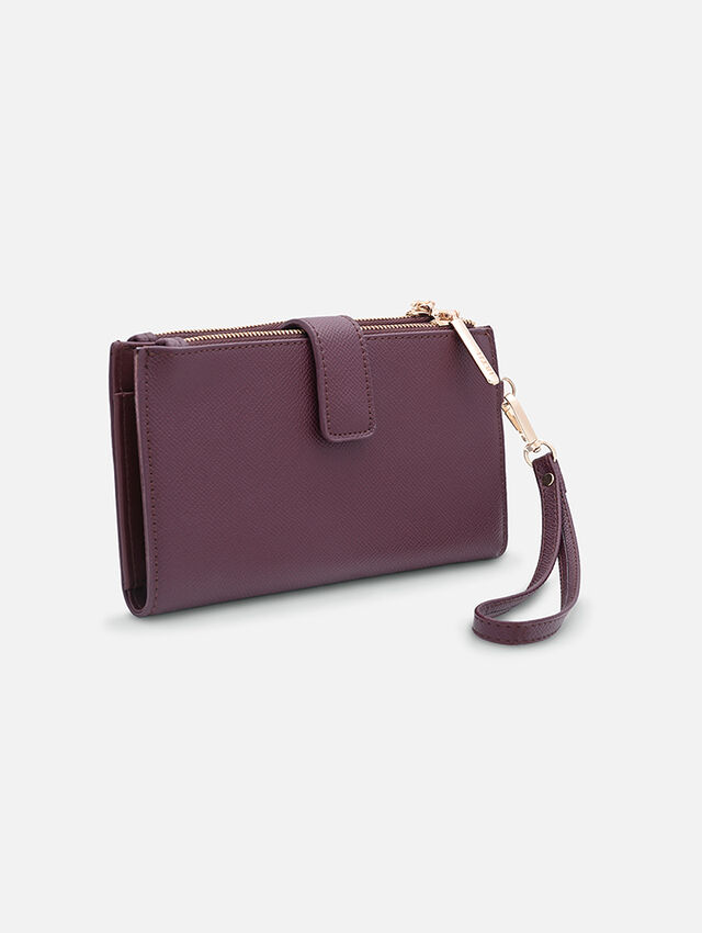 Button Up Beauty BurgundyWallet