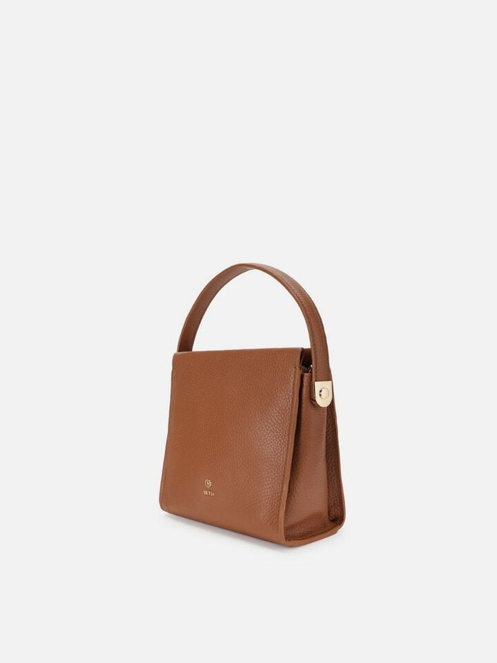 Leona Leather Handheld - Tan