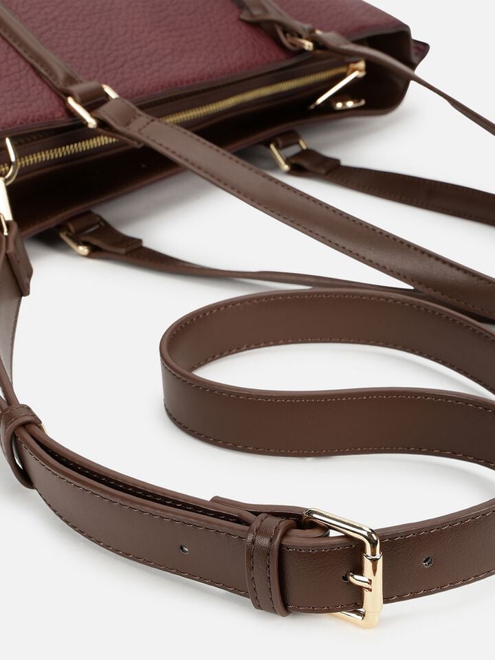 Jackie Work Bag - Dark Cherry