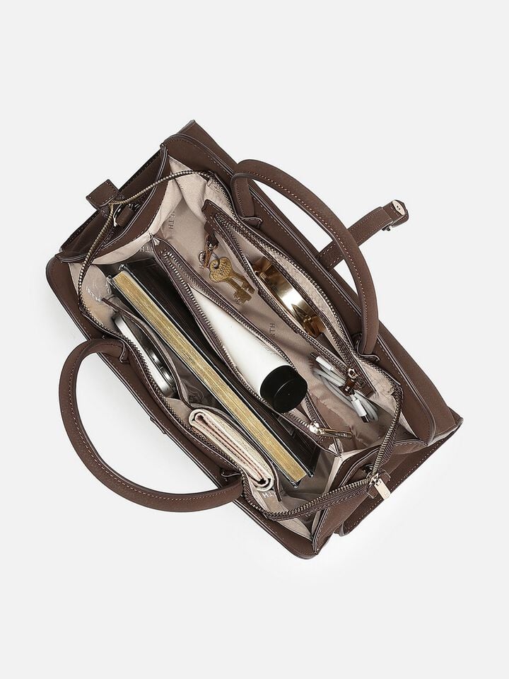 Millie Nubuck Handheld - Brown