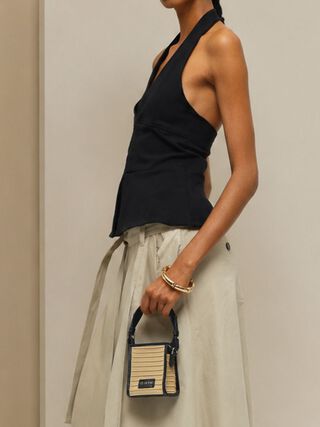 Knits Miniature Bag - Beige