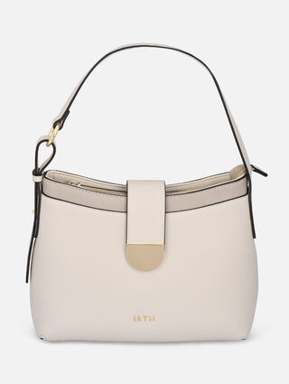 Delight in White Shoulder Bag