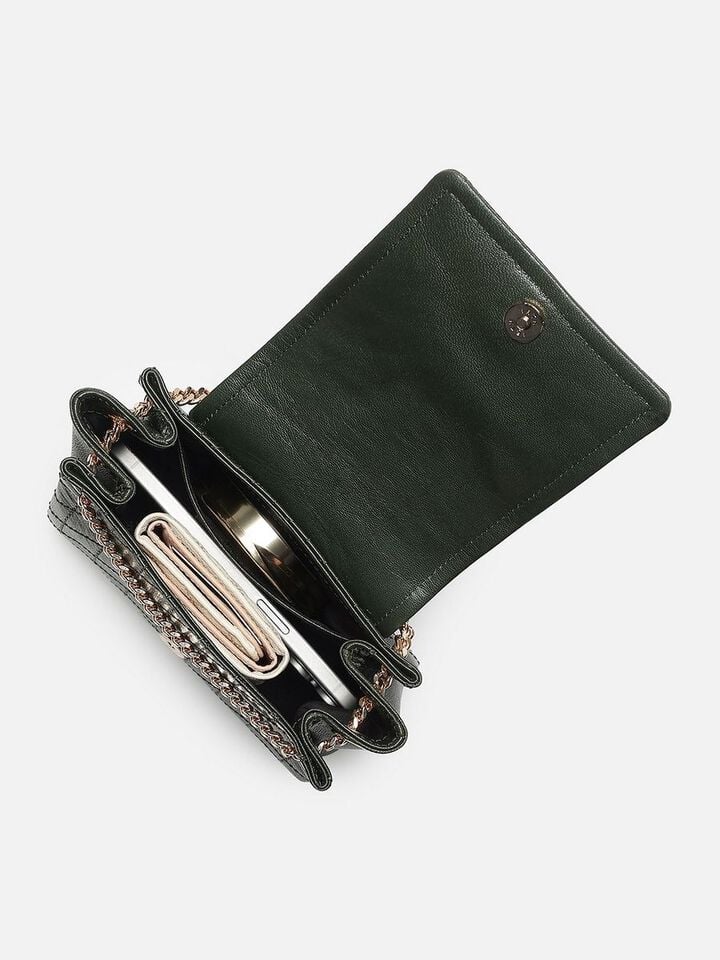 Lynn Leather Sling - Green