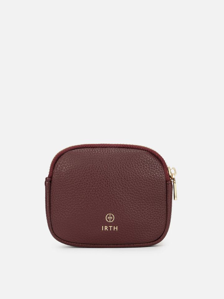 Arlo Soft Shell Wallet - Dark Cherry