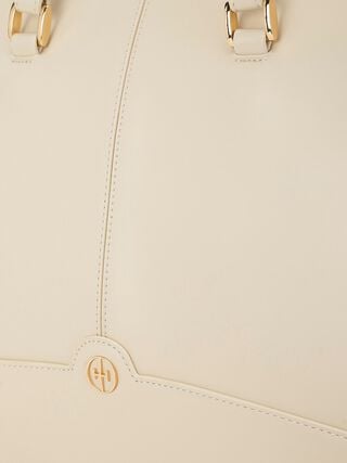 Brenda Large Work Bag - White