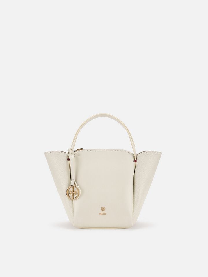 Lola Leather Handheld - Off-White