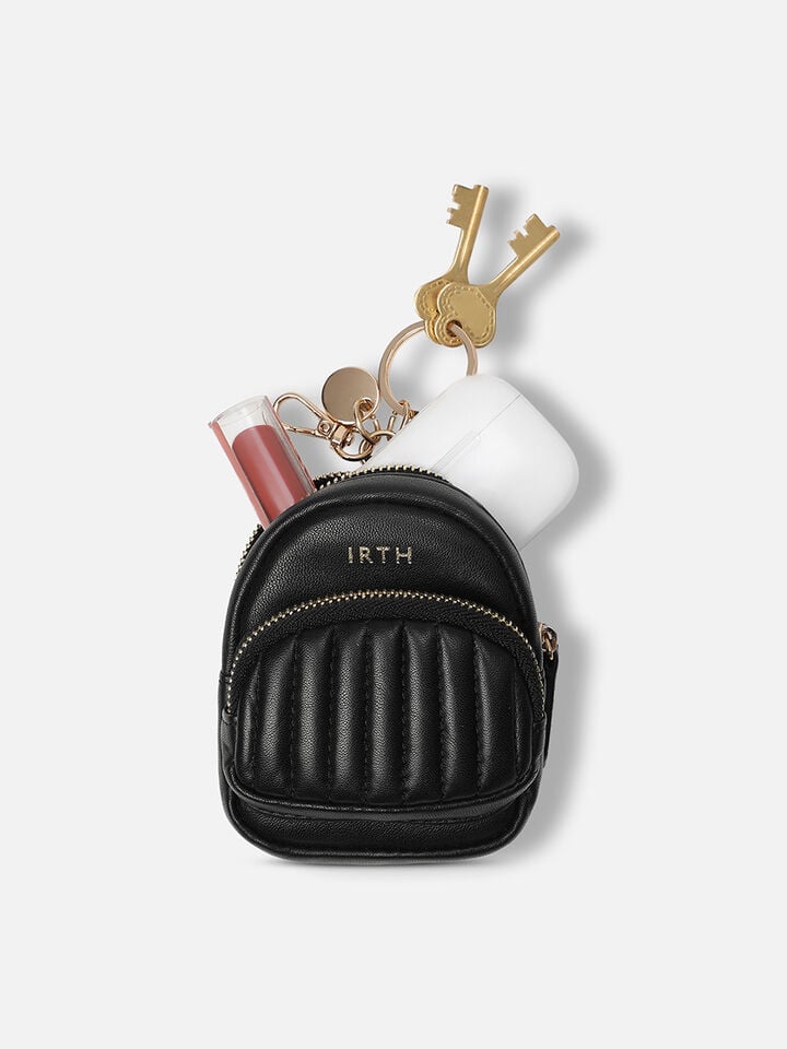Jo Leather Miniature Backpack - Black