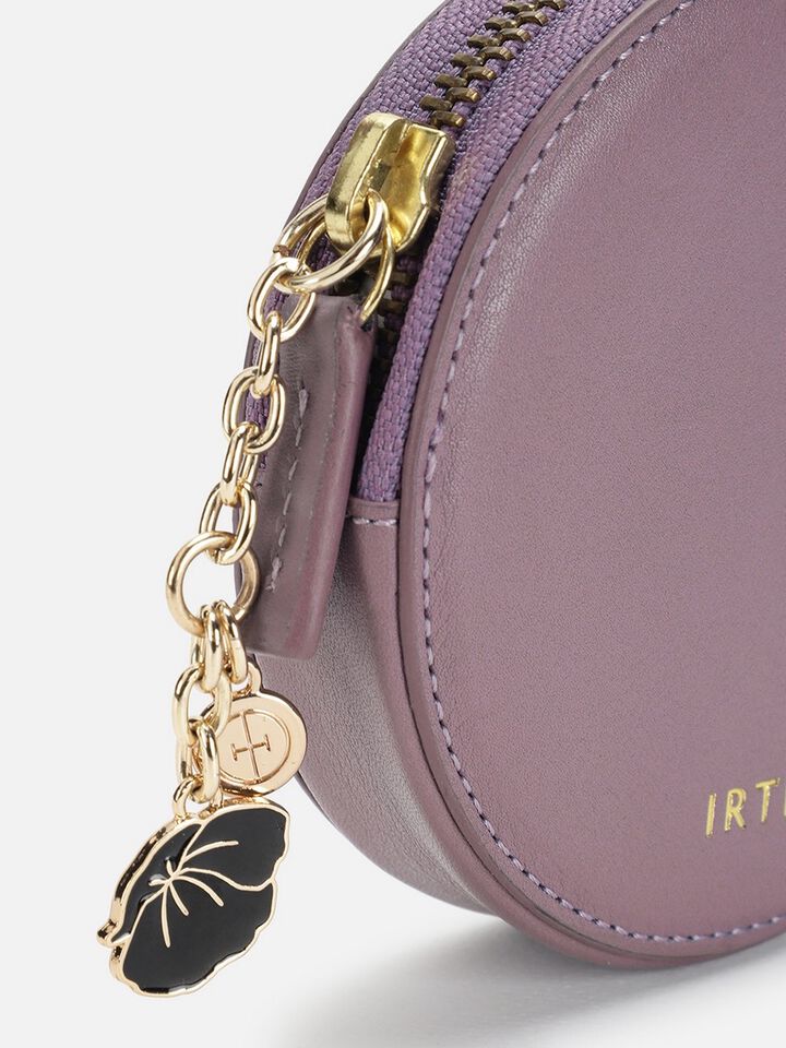Chime Leather Coin Pouch - Grape