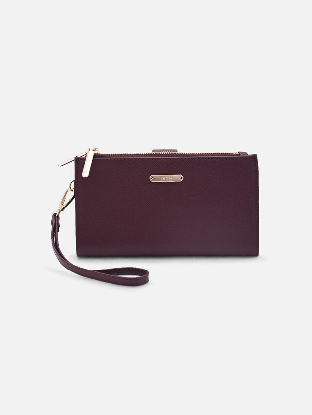 Button Up Beauty BurgundyWallet
