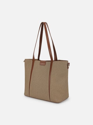 Aspen Twines Tote - Tan