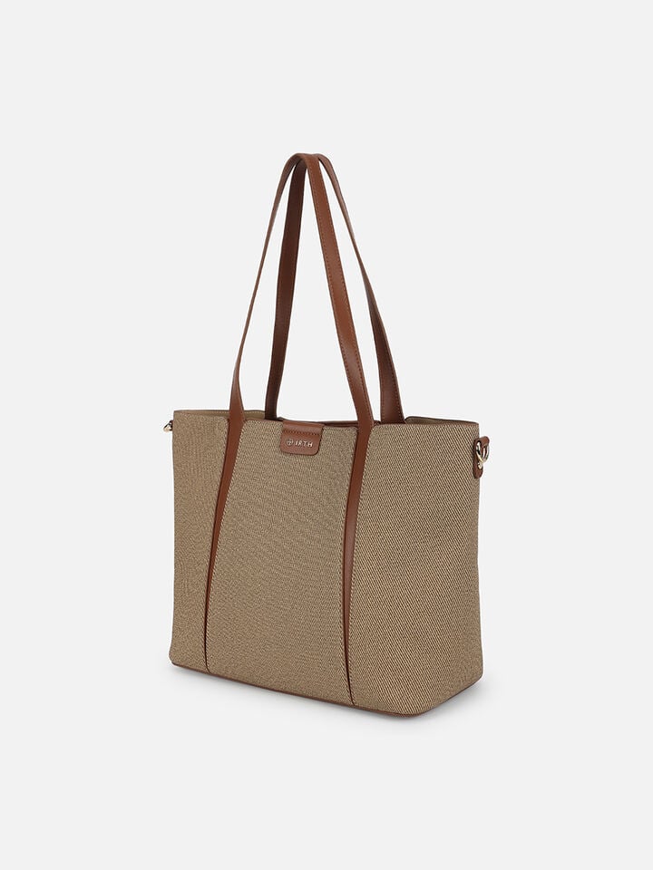 Aspen Twines Tote - Tan