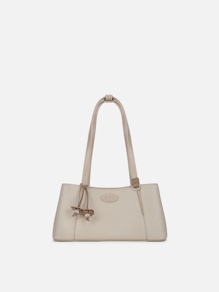 Milly Wide Shoulder Bag - Beige