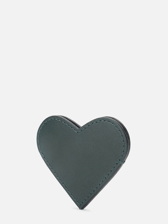 Austen Leather Bookmark - Green