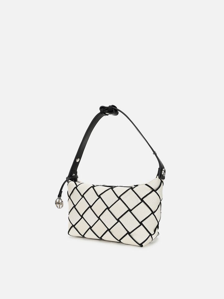 Candace Webbing Handheld - Off-White