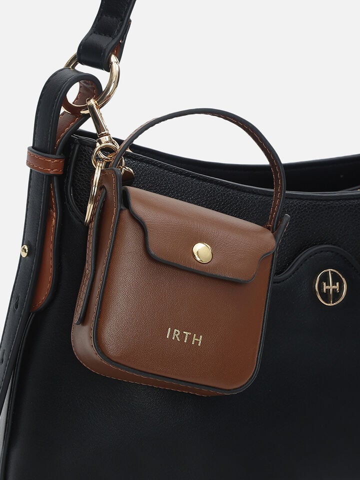 Amy Leather Miniature Shoulder Bag - Tan