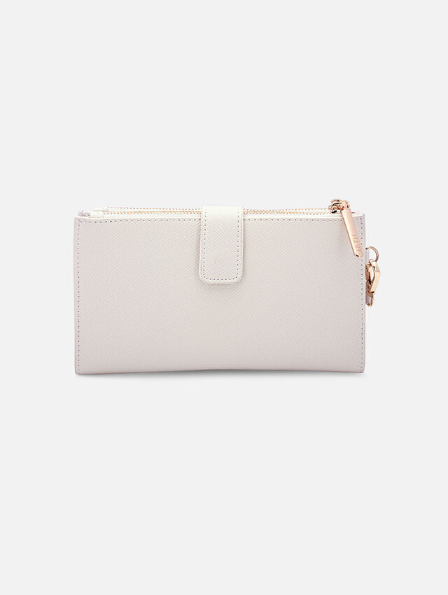Button Up Beauty WhiteWallet