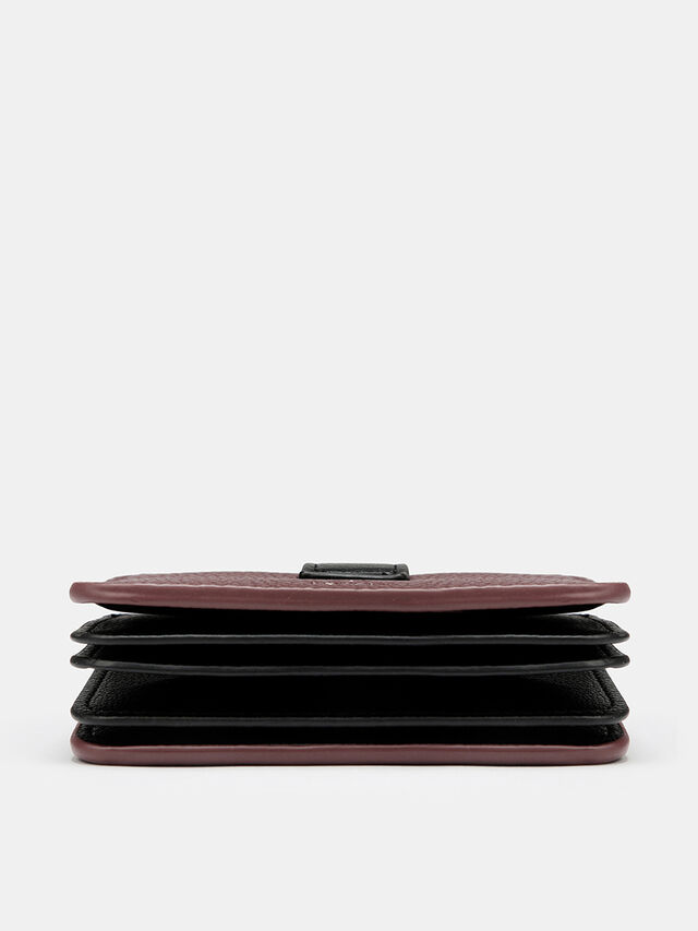 Jolie Card Holder - Dark Cherry