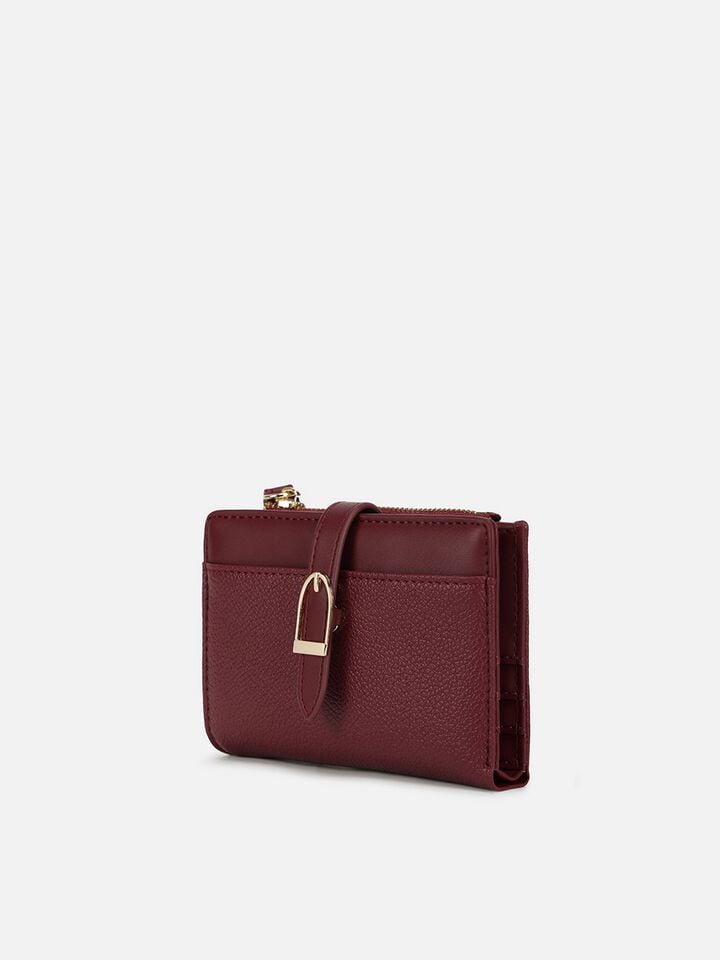 Nina Wristlet Wallet - Dark Cherry