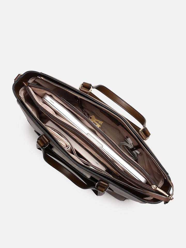 Camilla Work Bag - Brown