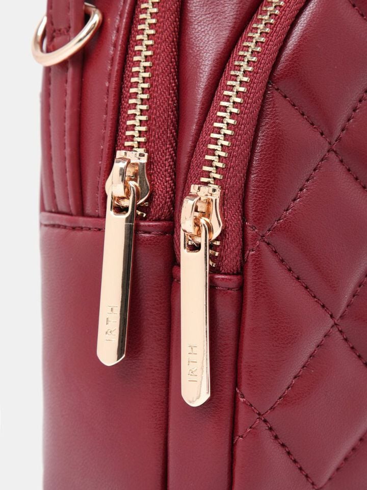 Brie Quilted Sling - Cherry